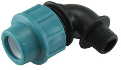 Колено с наружней резьбой ПЭ 32х1/2"