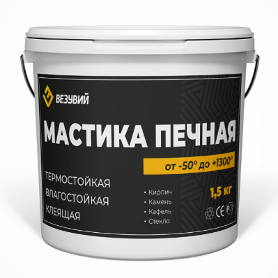 Мастика термостойкая Везувий клеящая 4кг