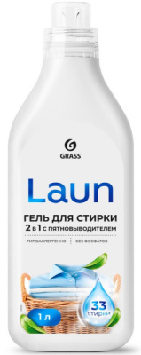 Гель для стирки GRASS Laun с пятновыводителем 1000мл