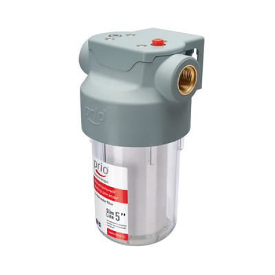 Фильтр НОВАЯ ВОДА AU120 PRIO (корпус) SL5" 1/2" прозр. с картриджем 506667