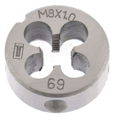 Плашка СИБРТЕХ М8х1,0мм 77019 Плашка СИБРТЕХ М8х1,0мм 77019