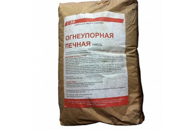 Смесь для печей и каминов огнеупорная 25кг