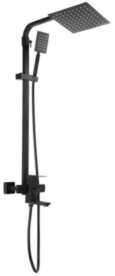 Душевая стойка со смесителем MIXXUS KUB-009-J черная 29878