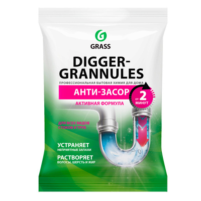 Средство для чистки труб GRASS Digger grannules 70г 125887