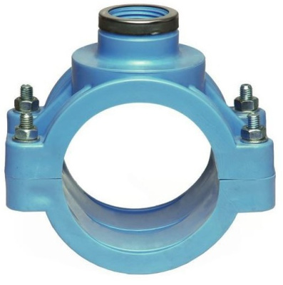 Хомут-врезка 125х1" Unidelta