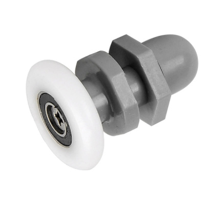 Ролик для душевой кабины дверной 25мм эксцентр. одинарный 90414