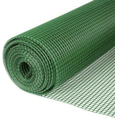 Сетка строительная яч.5х5мм 1х50м ФАСАДНАЯ зеленая Fiberon