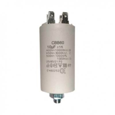 Конденсатор CBB60 10мФ 450В х60100
