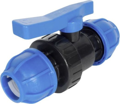 Кран ПНД 25 под коннектор