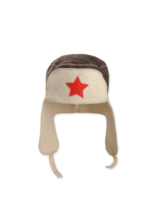 Шапка для сауны Ушанка войлок