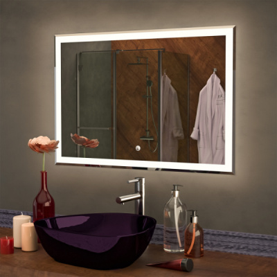 Зеркало MIXLINE Минио 900х800мм сенсорный выключатель 545276