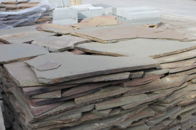 Песчаник пластун Серо-зеленый 2см