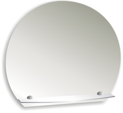Зеркало MIXLINE Елена 570х480мм с полкой 525471