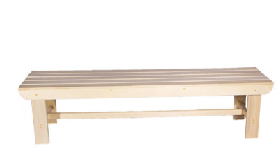 Лавка 330х1400мм без спинки Осина