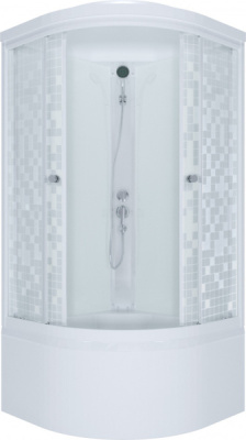 Душевая кабина Тритон Стандарт Мозайка 1,0х1,0х2,28м низкий поддон+сифон