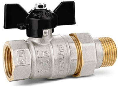 Кран шар американка LD PRIDE 1" баб 