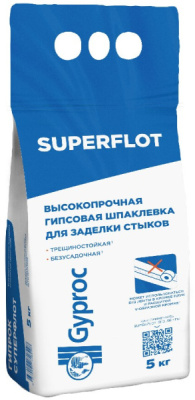  Шпаклевка гипсовая Гипрок Суперфлот 5кг (108)