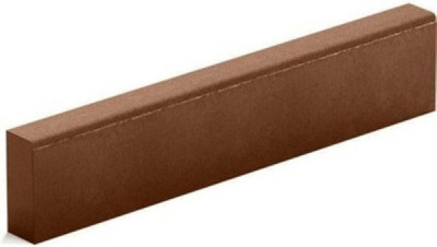 Бордюр тротуарный (Поребрик) 1000х200х80мм коричневый ГОСТ (48шт/поддон)