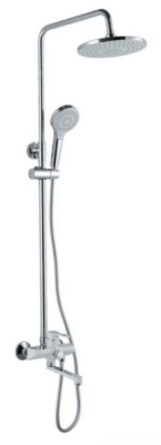 Душевая стойка со смесителем FRAP 2441 белая