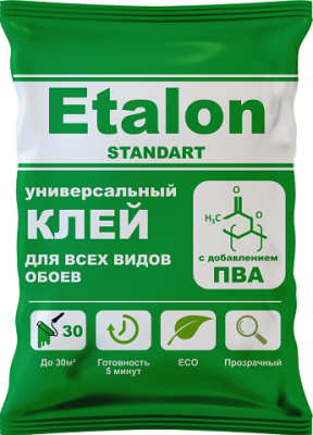 Клей обойный Etalon Стандарт универсал 200г м/у