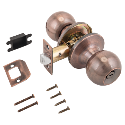 Защелка СТАНДАРТ 607ВК АС медь 9868