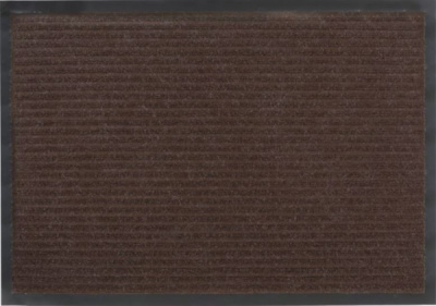 Коврик придверный влаговпитывающий 60х90см коричневый