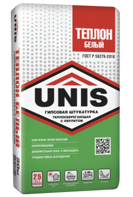  Штукатурка гипсовая ЮНИС (UNIS) ТЕПЛОН 30кг (40)