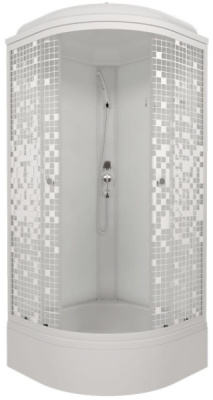 Душевой уголок Тритон Стандарт Мозайка 0,9х0,9х2,05м низкий поддон