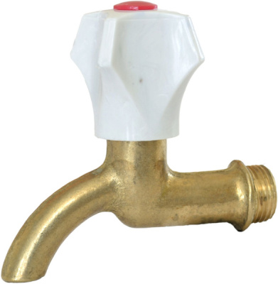 Кран водоразборный 1/2" вентильный латунный 