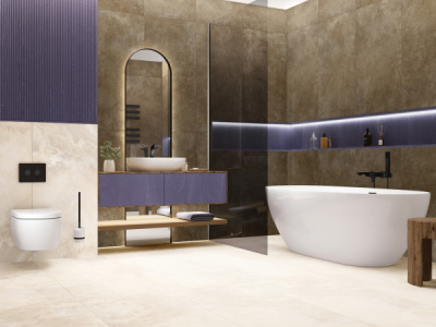 Керамогранит Микроцемент Бронз MIM31M 600*1200 Artkera Group