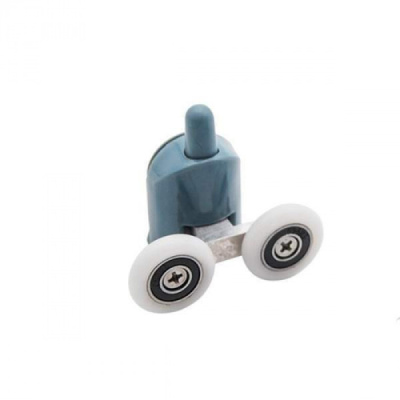 Ролик для душевой кабины дверной №1012 23мм нижний двойной 6728