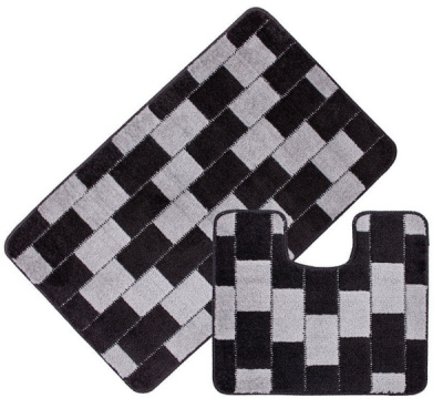 Набор ковриков для ванной Bombini Velvet 2пр 60х100см 60х50см в ассортименте