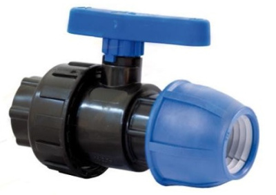 Кран ПНД 20х1/2 внутр.рез.