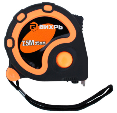 Рулетка ВИХРЬ 7,5мх25мм