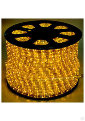 Дюралайт 11мм желтый 767712