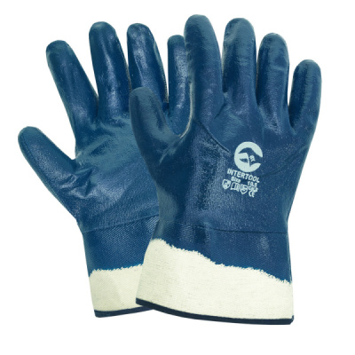 Краги нитриловые синие