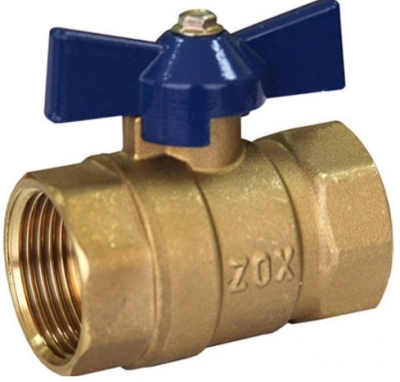 Кран шар ZOX 1/2" г/г баб 519277