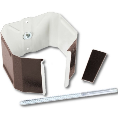 МП Держатель трубы (на кирпич) ПЭ RAL8017 (коричневый)