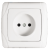 Розетка Маргарита 1 мест. б/з белая 241674 Розетка Маргарита 1 мест. б/з белая 241674