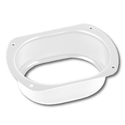 МП Воронка выпускная ПЭ RAL9003 белый