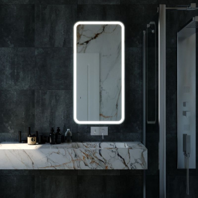 Зеркало MIXLINE Мальта 600х1200мм светодиодная подсветка, сенсорный выключатель 555674