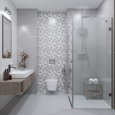 Плитка для стен Incisio Grey 315*630 Azori