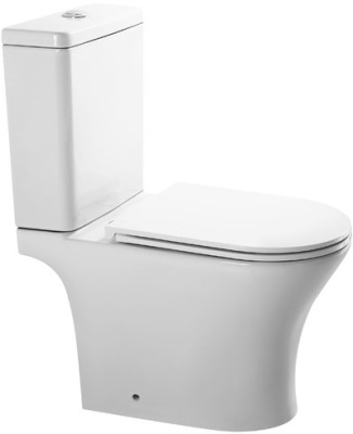 Унитаз-компакт EG309T безободковый (гор ниж дюропл. сид 2-х кн арм) ЕваГолд