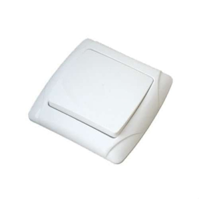 Выключатель Маргарита 1 кл. белый 241667