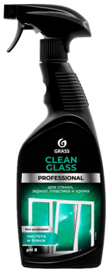 Средство для мытья стекол и зеркал GRASS Clean Glass PROFESSIONAL 0,6л 125552