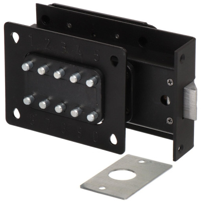 Замок накладной кодовый подъездный 326814 Замок накладной кодовый подъездный 326814