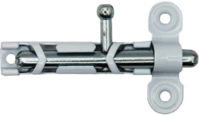 Шпингалет 60мм белый