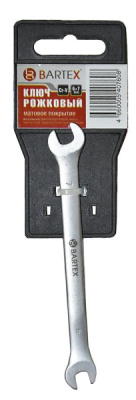 Ключ рожковый BARTEX 6х7мм 169979