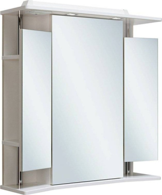 Зеркало-шкаф Валенсия-75 белый Фламенко