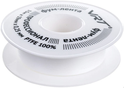 Фум лента вода VRT (19мм*0,25мм*15м) 530754